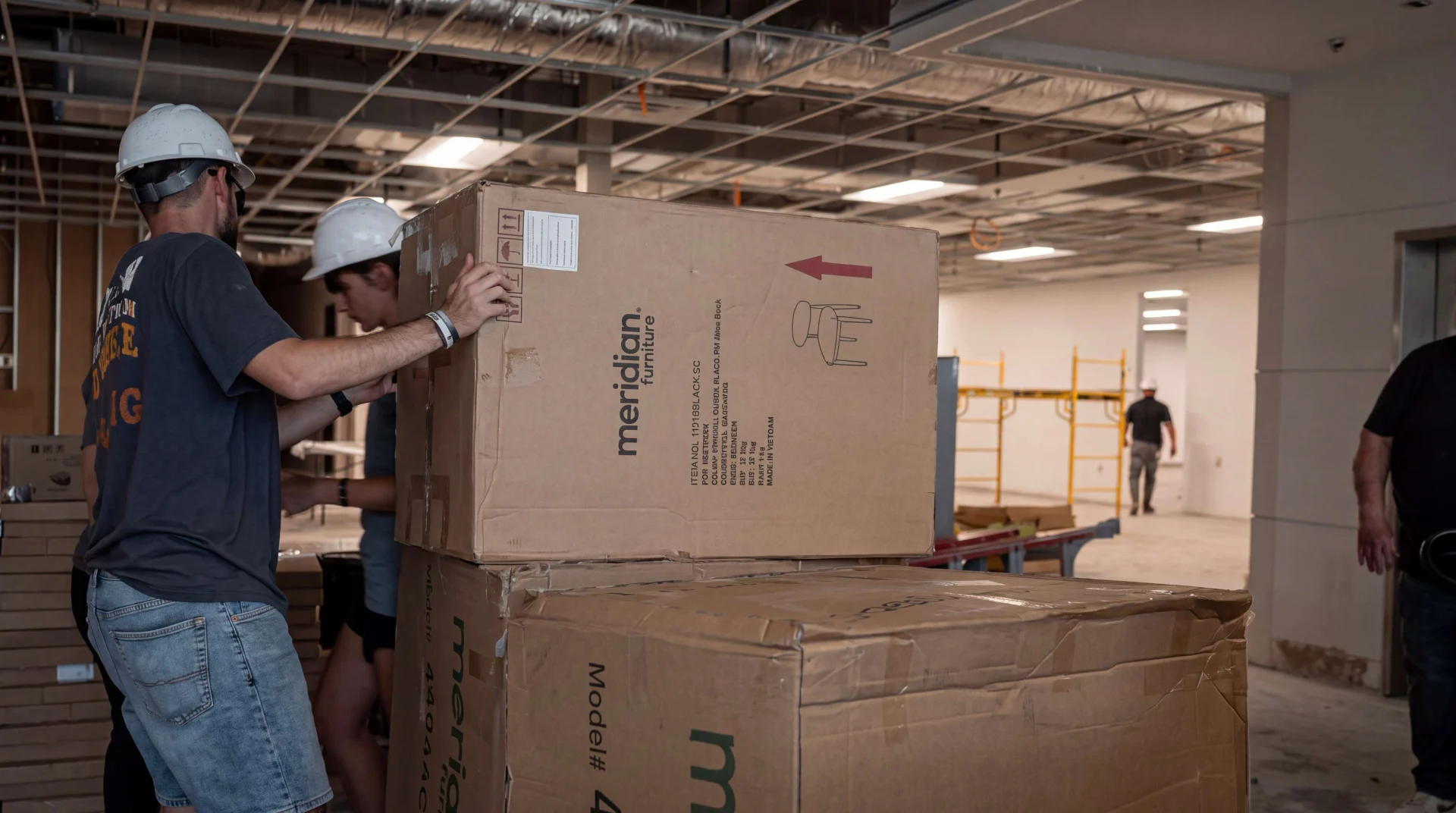 Furniture delivery at 4600 Regent Blvd