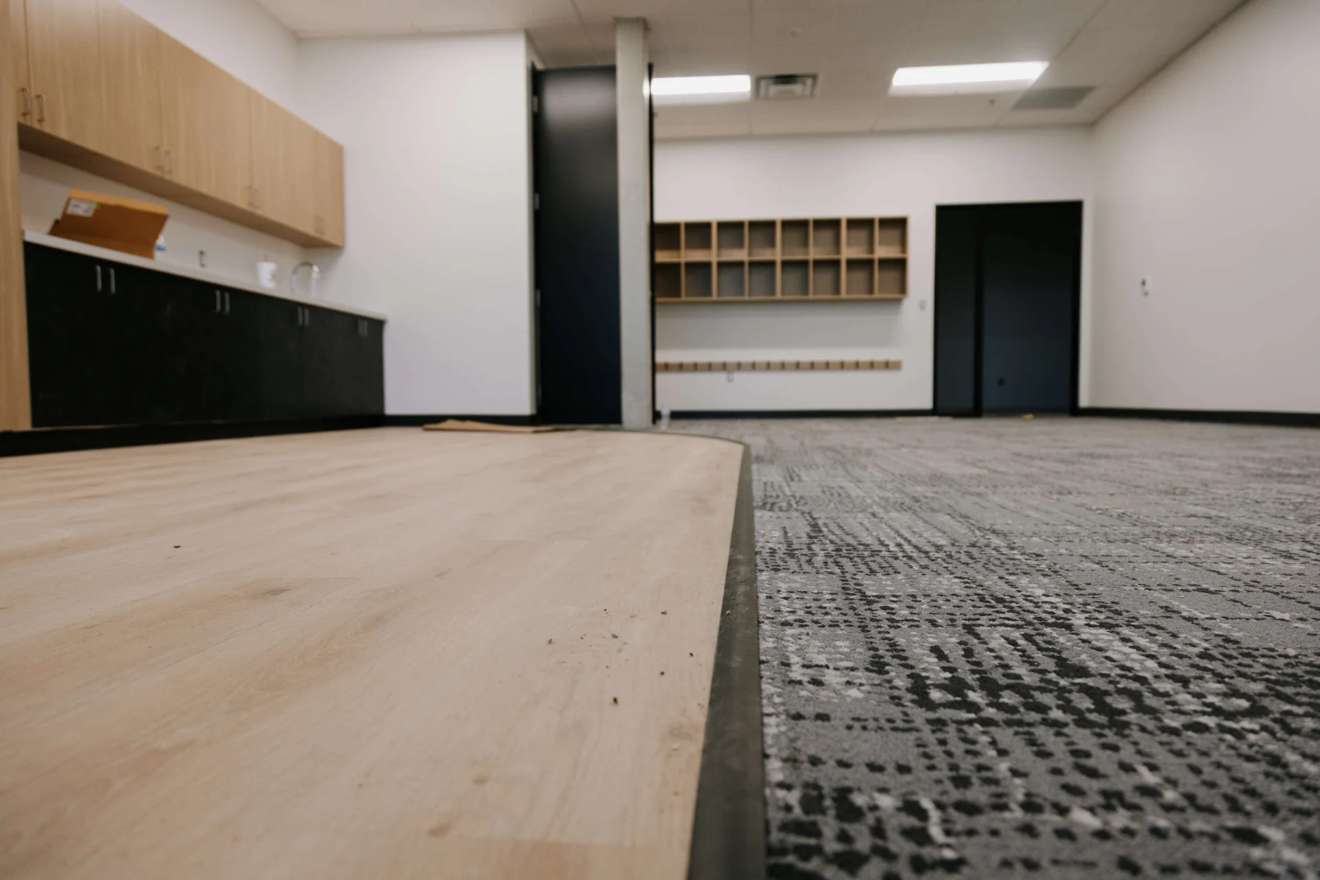 New flooring detail at 4600 Regent Blvd